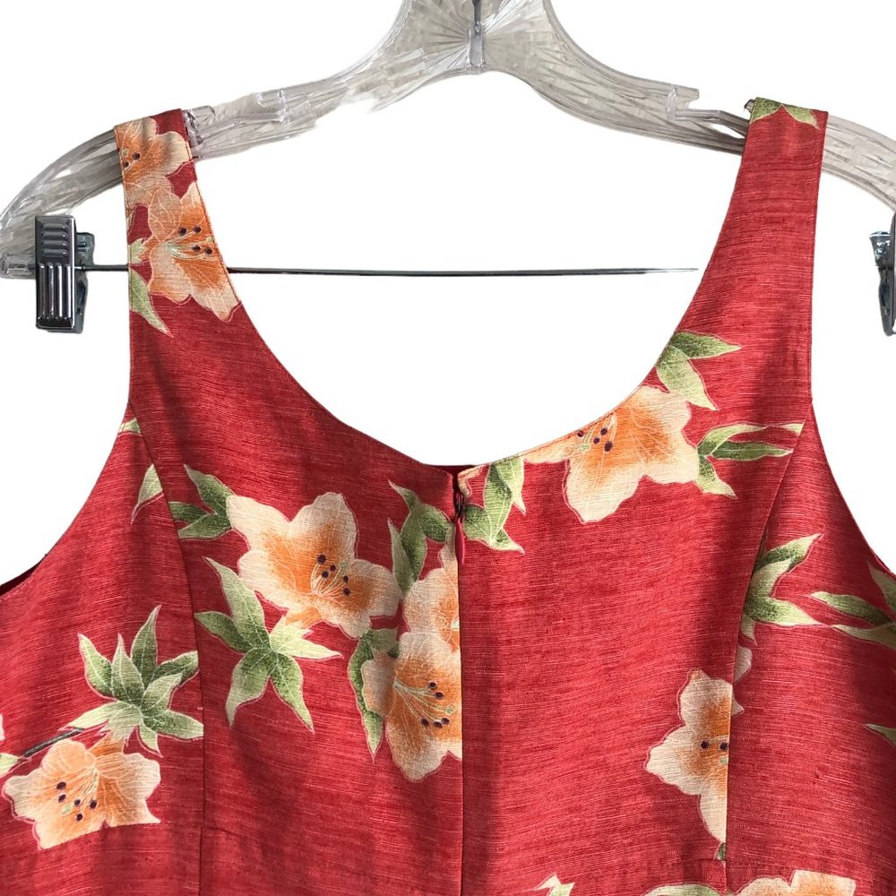 Vintage Tommy Bahama Women's 100% Silk Sun Dress Size 10 Floral Lined Hawaiian - Picture 10 of 10